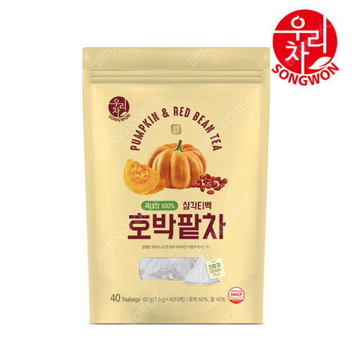 송원식품 삼각티백 호박팥차 40T