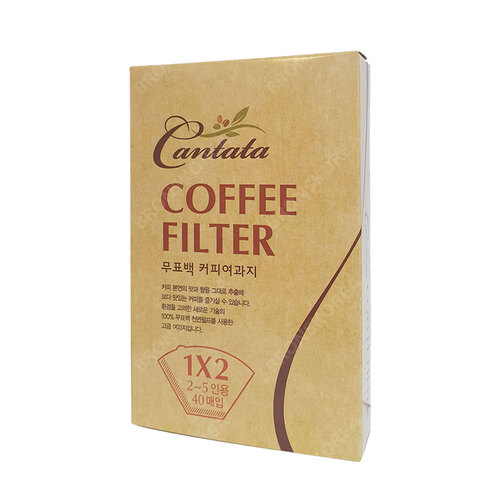 칸타타 커피여과지 2~5인용(40매)