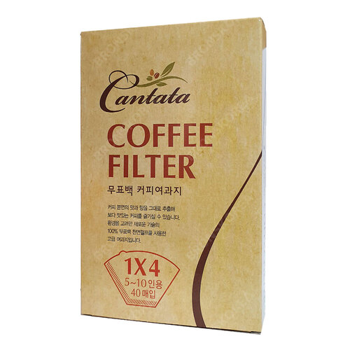 칸타타 커피여과지 5~10인용(40매)